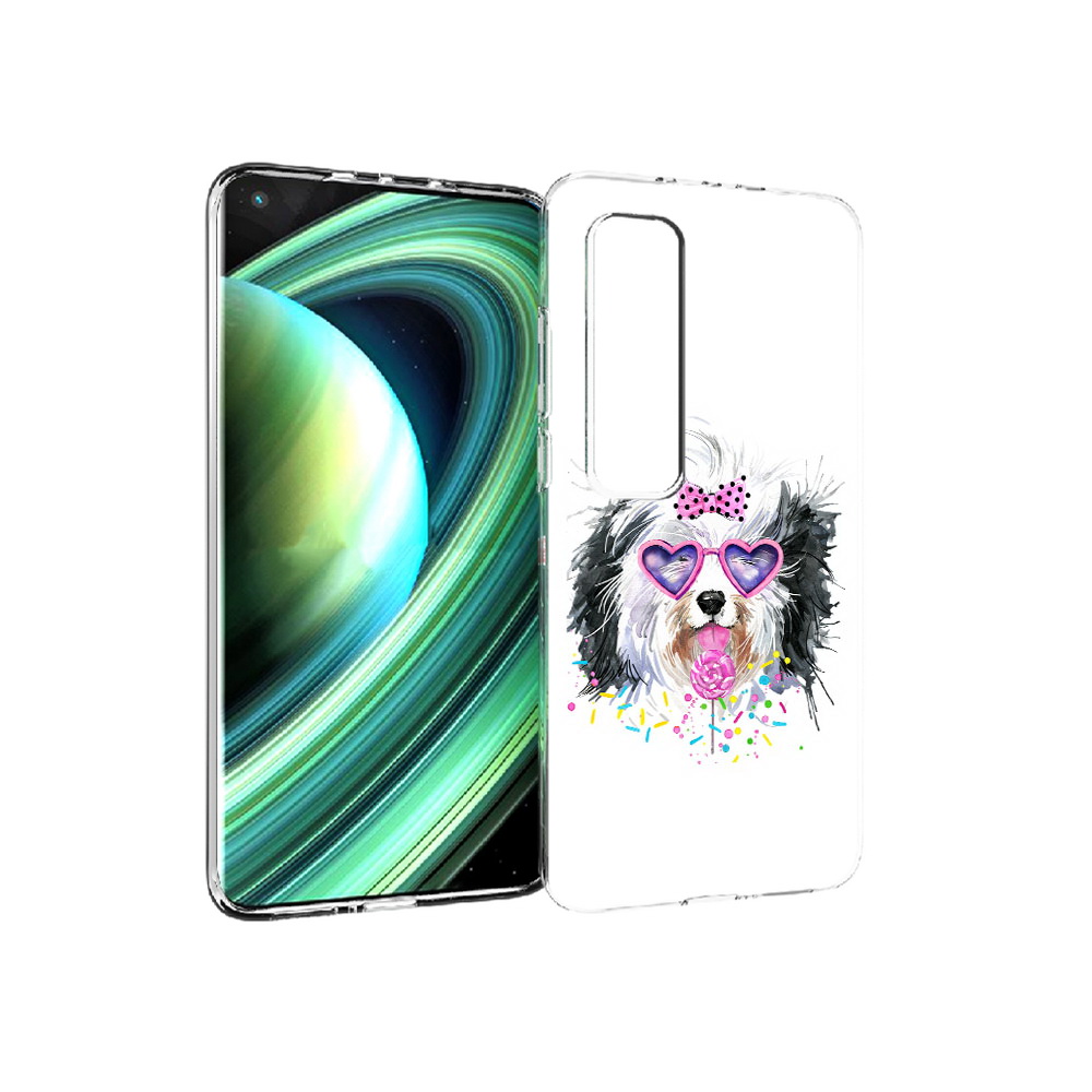 

Чехол MyPads Tocco для Xiaomi Mi 10 Ultra пушистик (PT156404.264.559), Прозрачный, Tocco