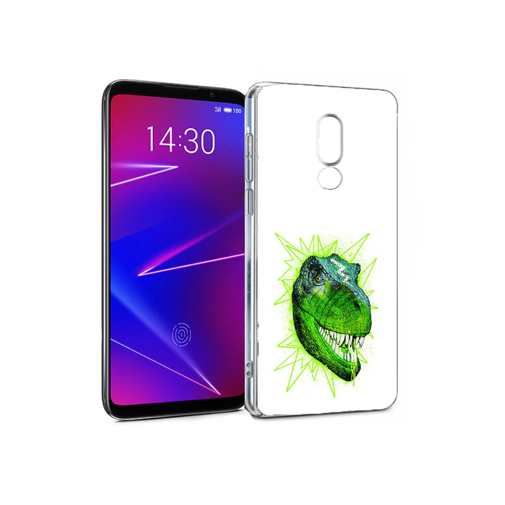 

Чехол MyPads Tocco для Meizu 16 зеленый динозавр (PT121074.83.358), Прозрачный, Tocco