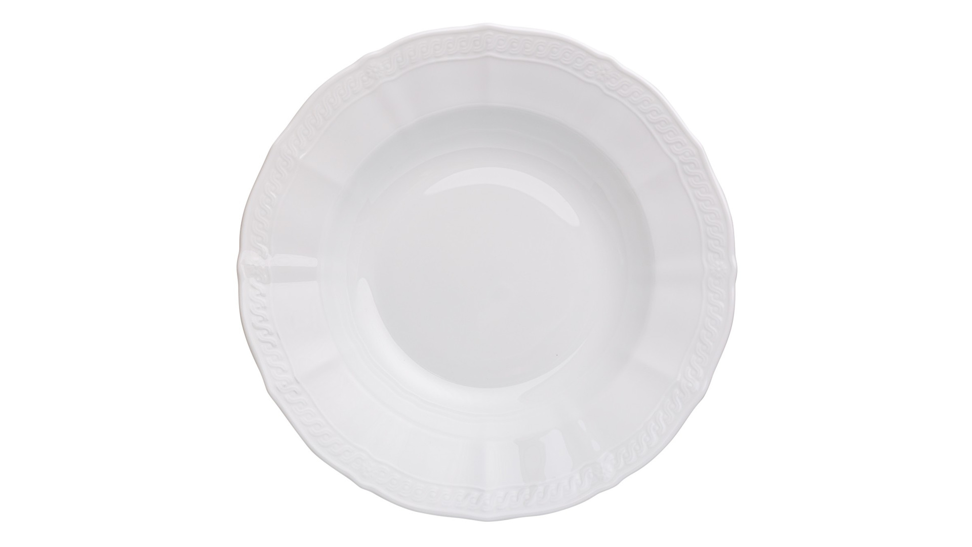

Тарелка суповая Noritake Шер Бланк 24 см