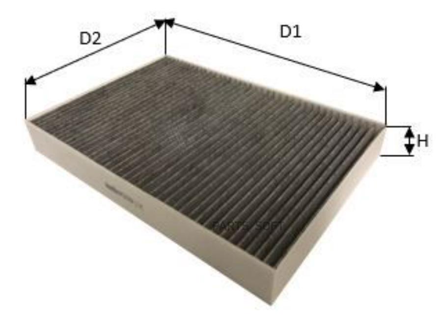

CLEAN FILTERS Фильтр салона угольный. VOLVO: S60 III 19-, S90 II 16-, V60 II 18-, V90 II 1