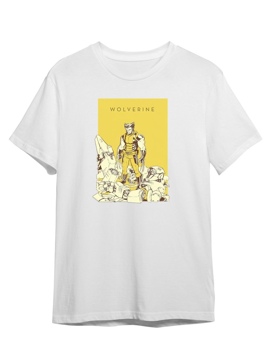 

Футболка унисекс СувенирShop Wolverine/Росомаха/Логан 5 белая M (46-48), Белый, "Wolverine/Росомаха/Логан" 5