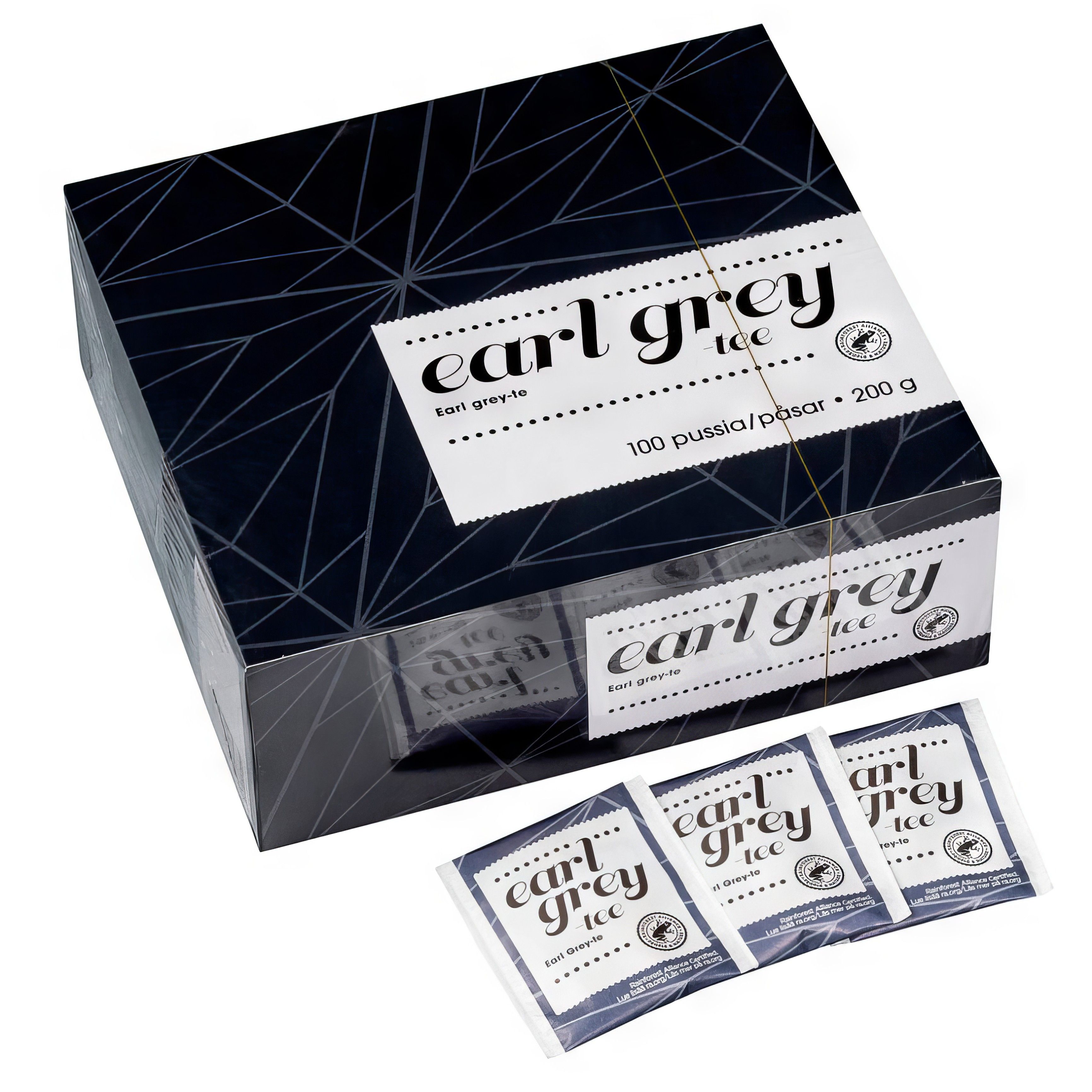 

Чай чёрный Menu Tee Earl Grey с бергамотом 100 пакетиков, menuteefin