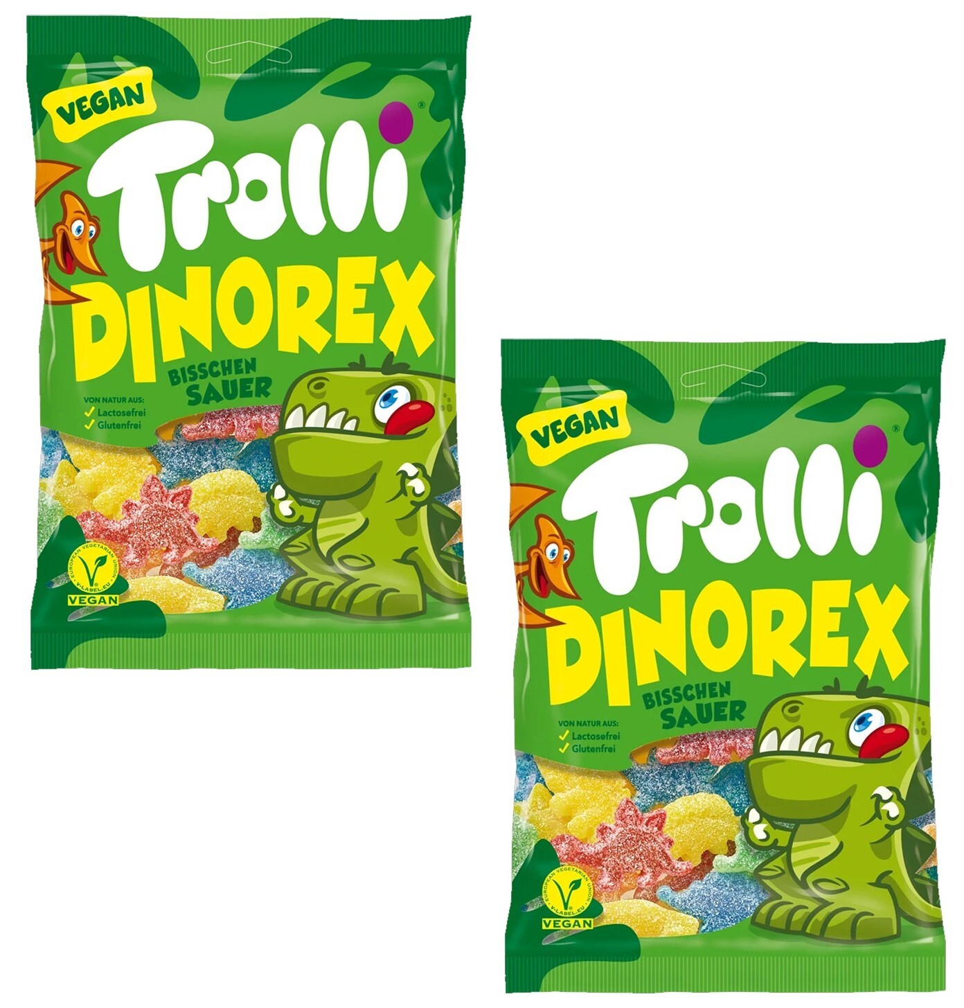 Мармелад жевательный Trolli Dinorex Динозавры 100 г 2 шт.