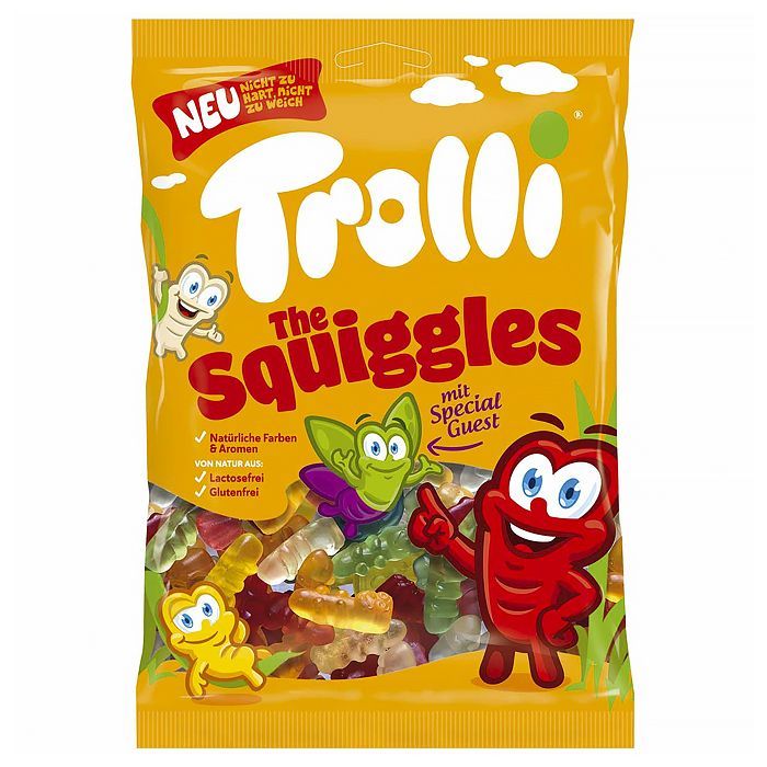 Мармелад жевательный Trolli Squiggles фруктовый ассорти 100 г 2 шт.