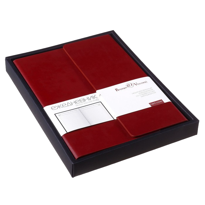 

Ежедневник недатированный А5, 136 листов, Waltz, бордовый