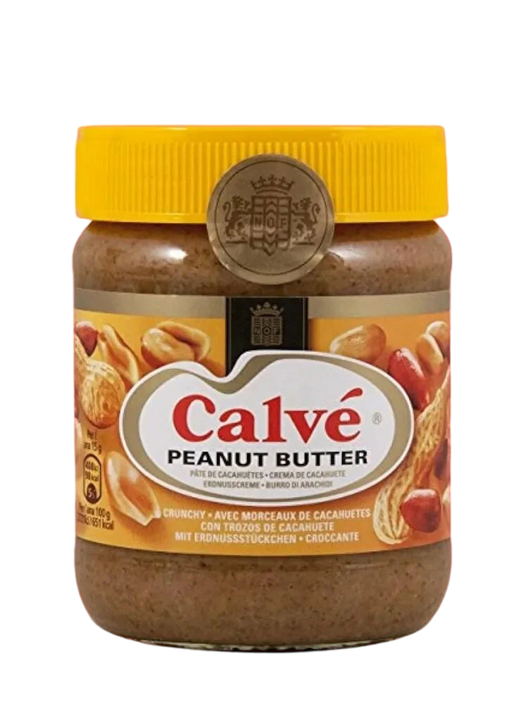 

Арахисовая паста Calve Peanut Butter с хрустящими, жареными кусочками арахиса 350 г, СAlVE