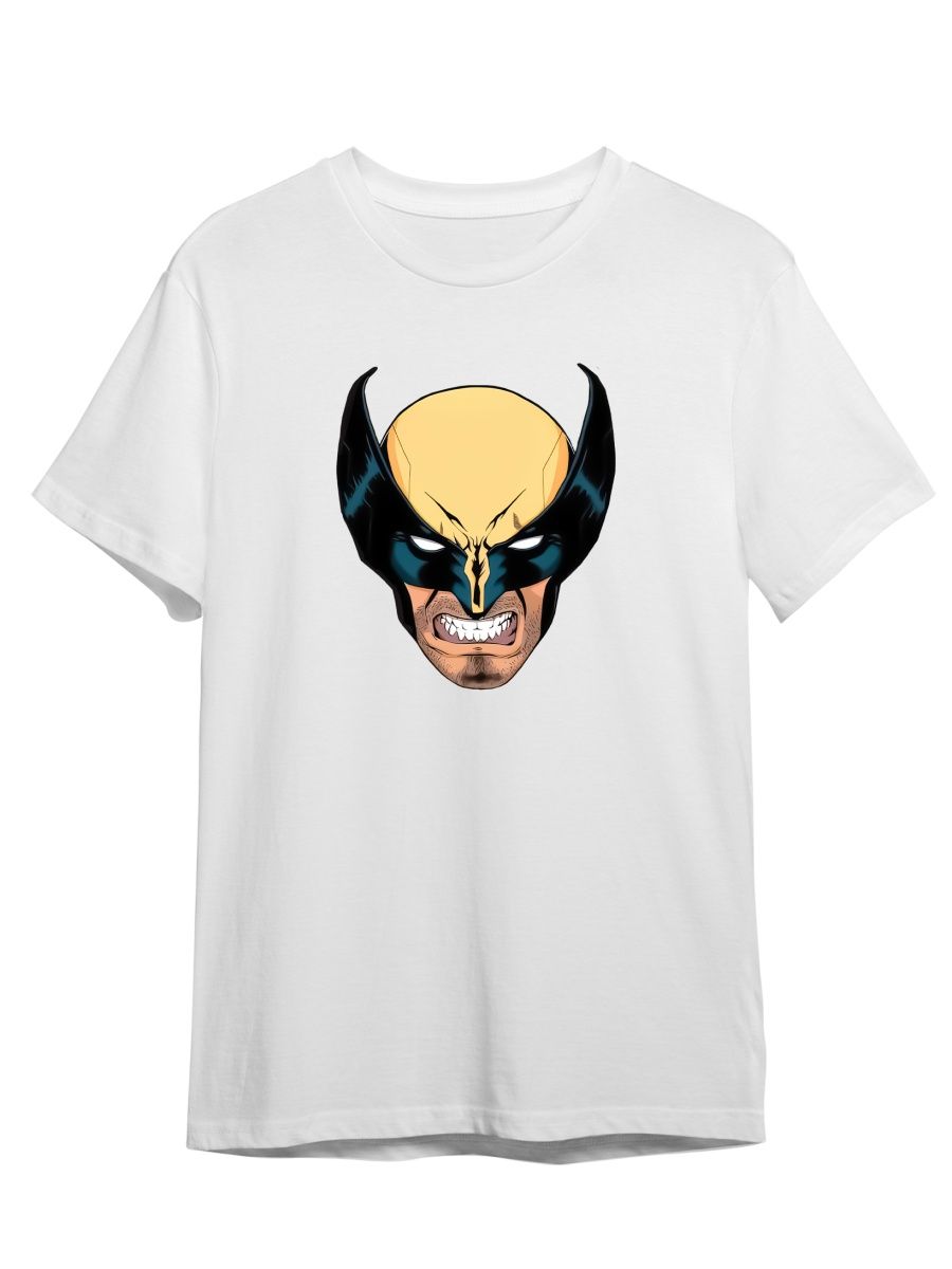 

Футболка унисекс СувенирShop Wolverine/Росомаха/Логан 6 белая S (44-46), Белый, "Wolverine/Росомаха/Логан" 6