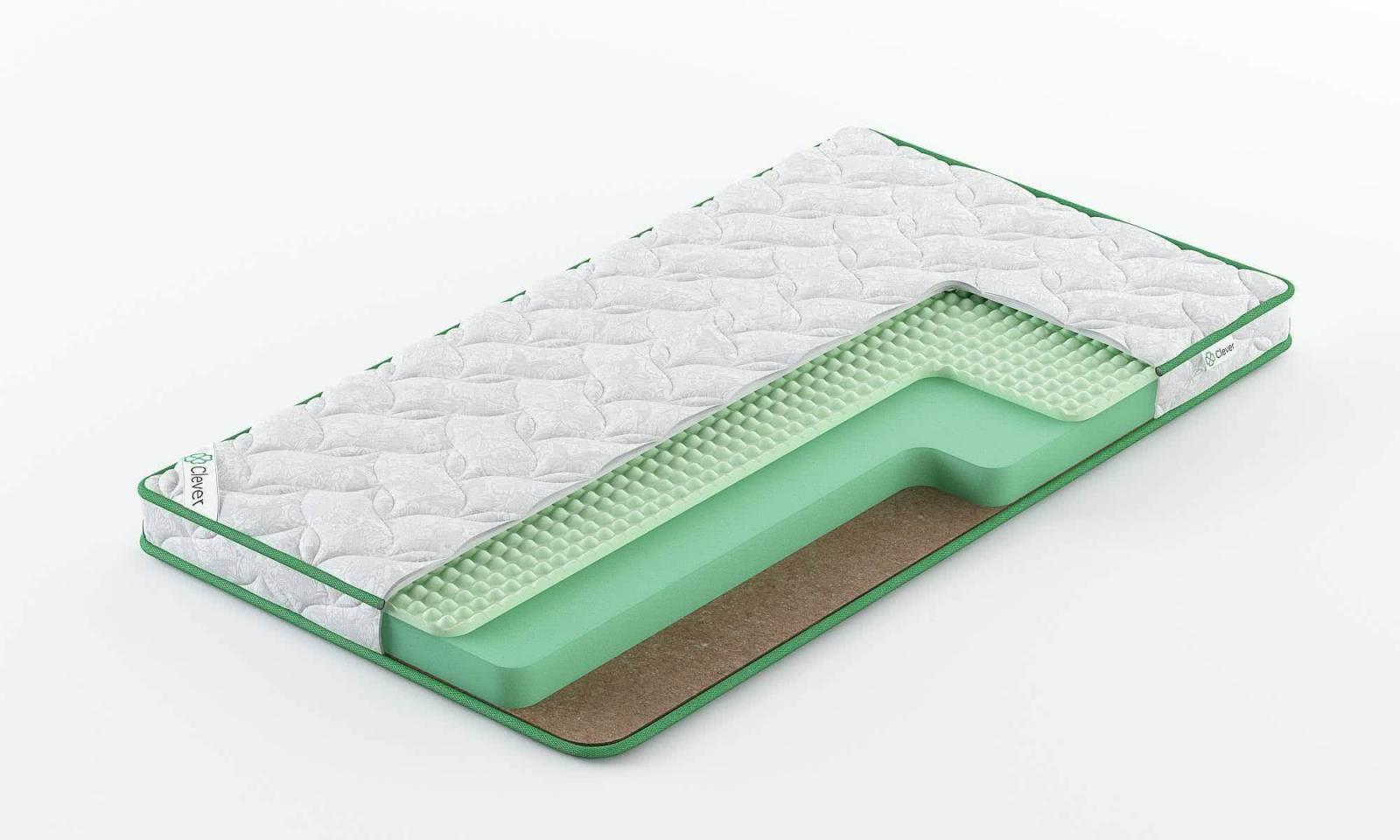 

Матрас Clever Kids Wave Hard 90x155, Белый, Kids Wave Hard