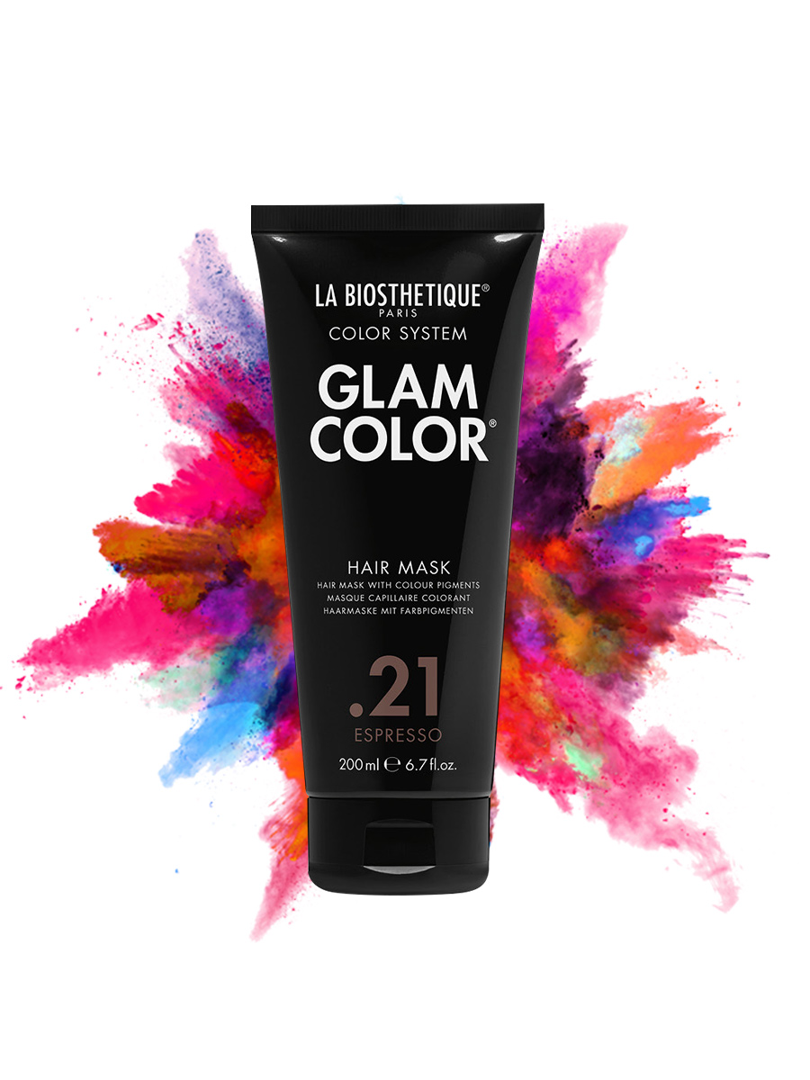 Маска для волос тонирущая LA BIOSTHETIQUE Glam Color Hair Mask 21 Espresso 200 мл шампунь дуо сияние и защита а keralex glam color