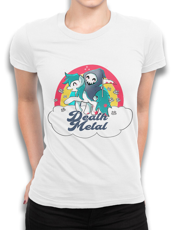 

Футболка женская Dream Shirts Death Metal белая S, Death Metal