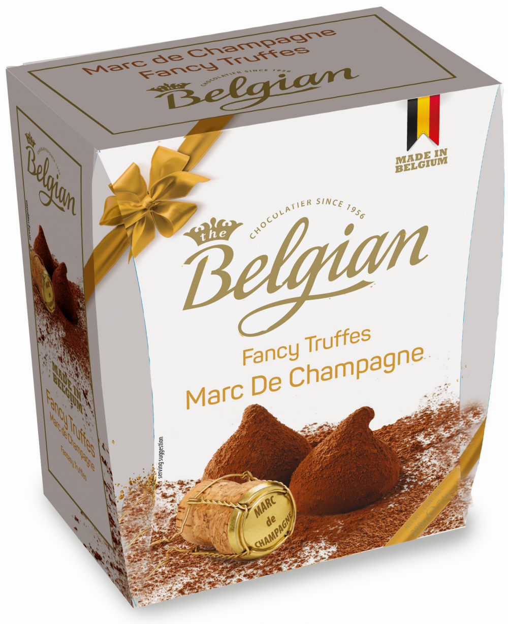 

Трюфели Belgian Fancy Truffes Marc De Champagne с ароматом шампанского 200 г, Belgian