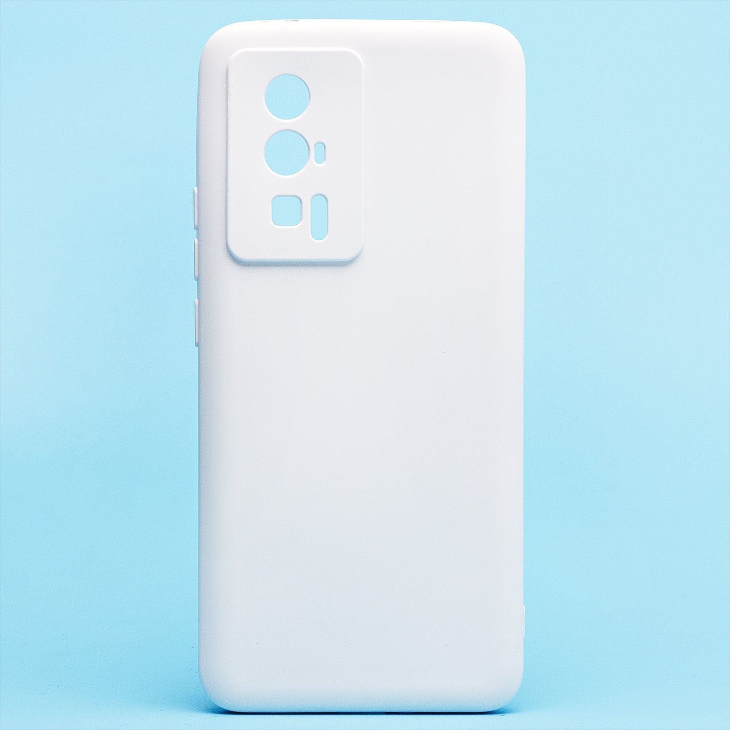 

Чехол для Poco F5 Pro силиконовый Soft Touch 4 <белый>