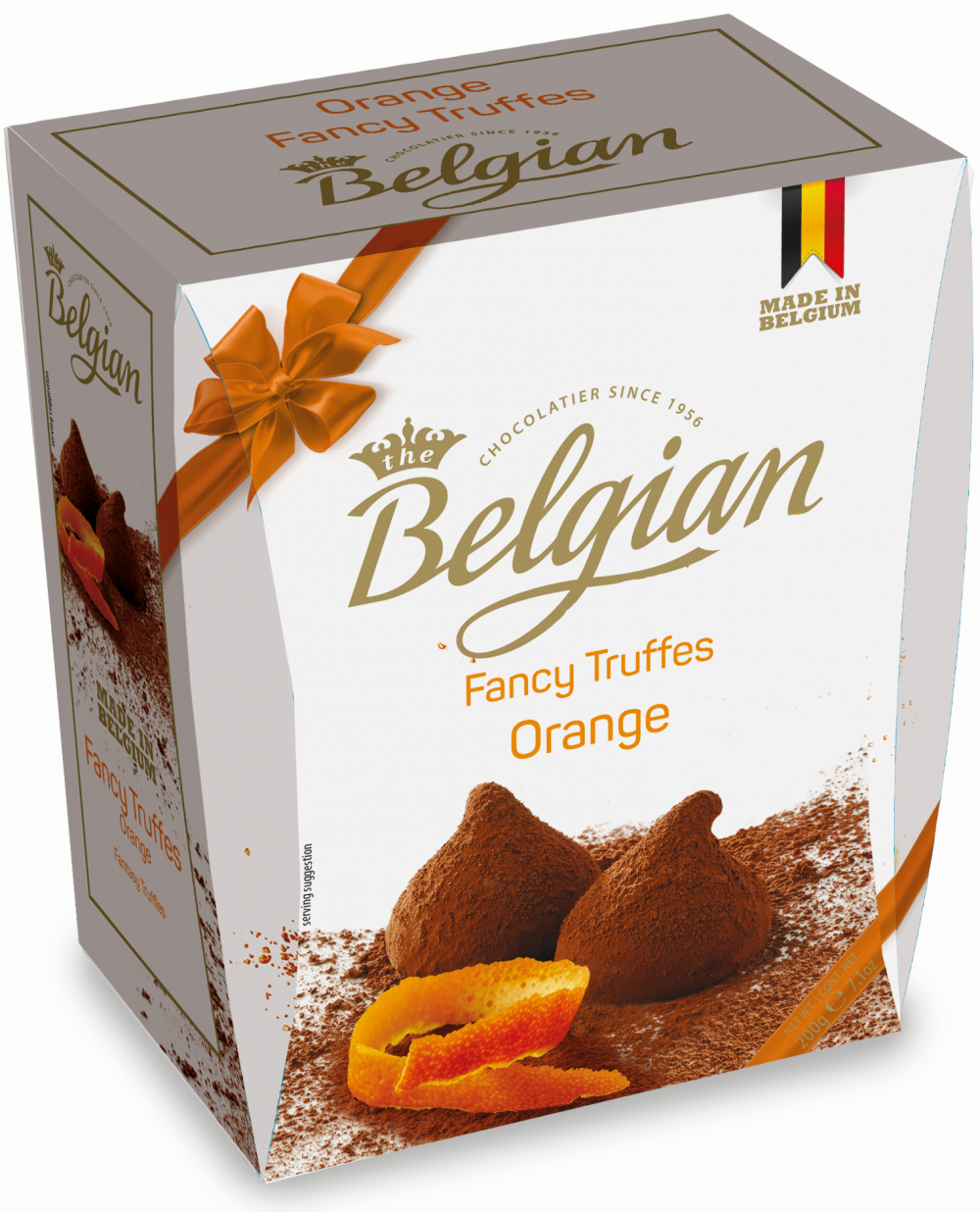 

Трюфели Belgian Fancy Orange cо вкусом апельсина 200 г, Belgian