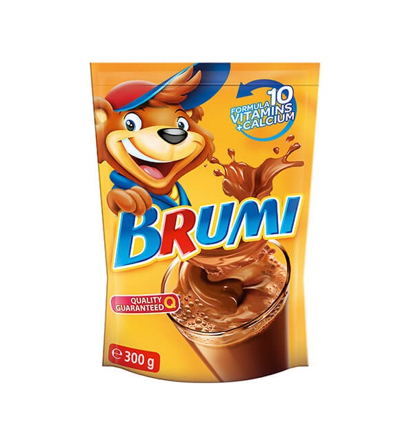 

Какао-напиток BRUMI растворимый с витаминами 300 г, Cacao_Brumi 300