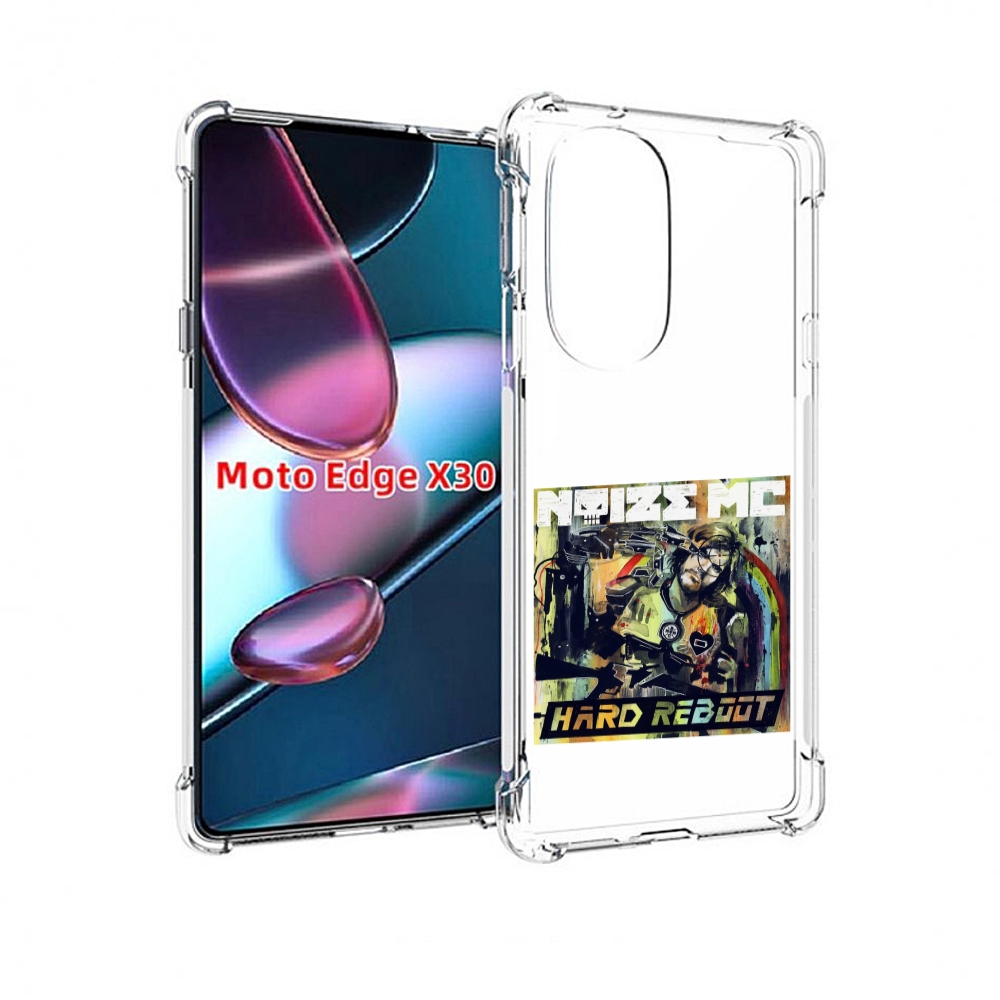 

Чехол MyPads Hard Reboot Noize MC для Motorola Moto Edge X30, Прозрачный, Tocco