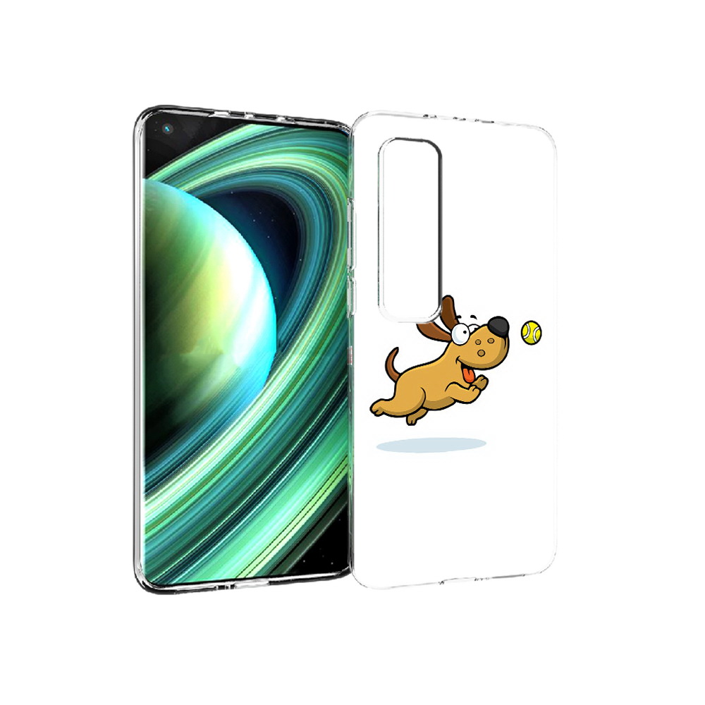 

Чехол MyPads Tocco для Xiaomi Mi 10 Ultra пёсик (PT156404.264.563), Прозрачный, Tocco