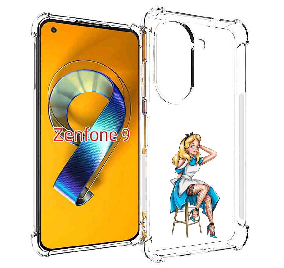 Чехол MyPads девушка-в-чулках женский для Asus Zenfone 9 (AI2202)