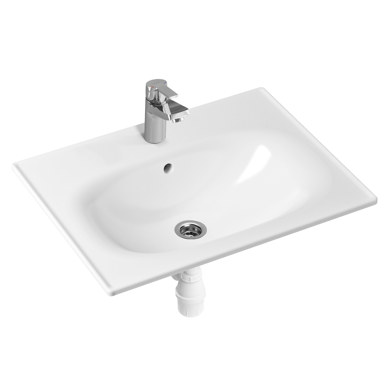 

Комплект 3 в 1 Lavinia Boho Bathroom Sink 21510258, врезная раковина 60 см