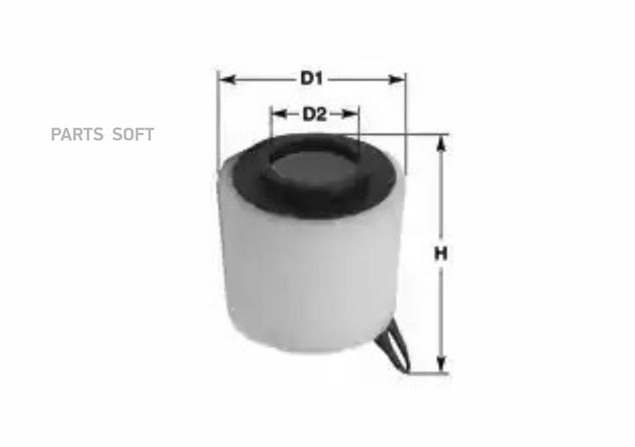 

CLEAN FILTERS Фильтр воздушный BMW: 1-serie (E81/E87) 116i mtrs. N43B16A/N45B16A 03-12, 3-
