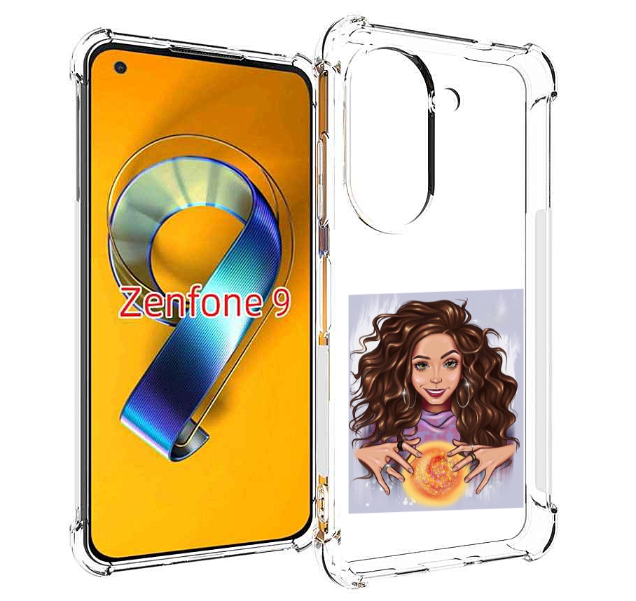 Чехол MyPads девушка-волшебница для Asus Zenfone 9 (AI2202)