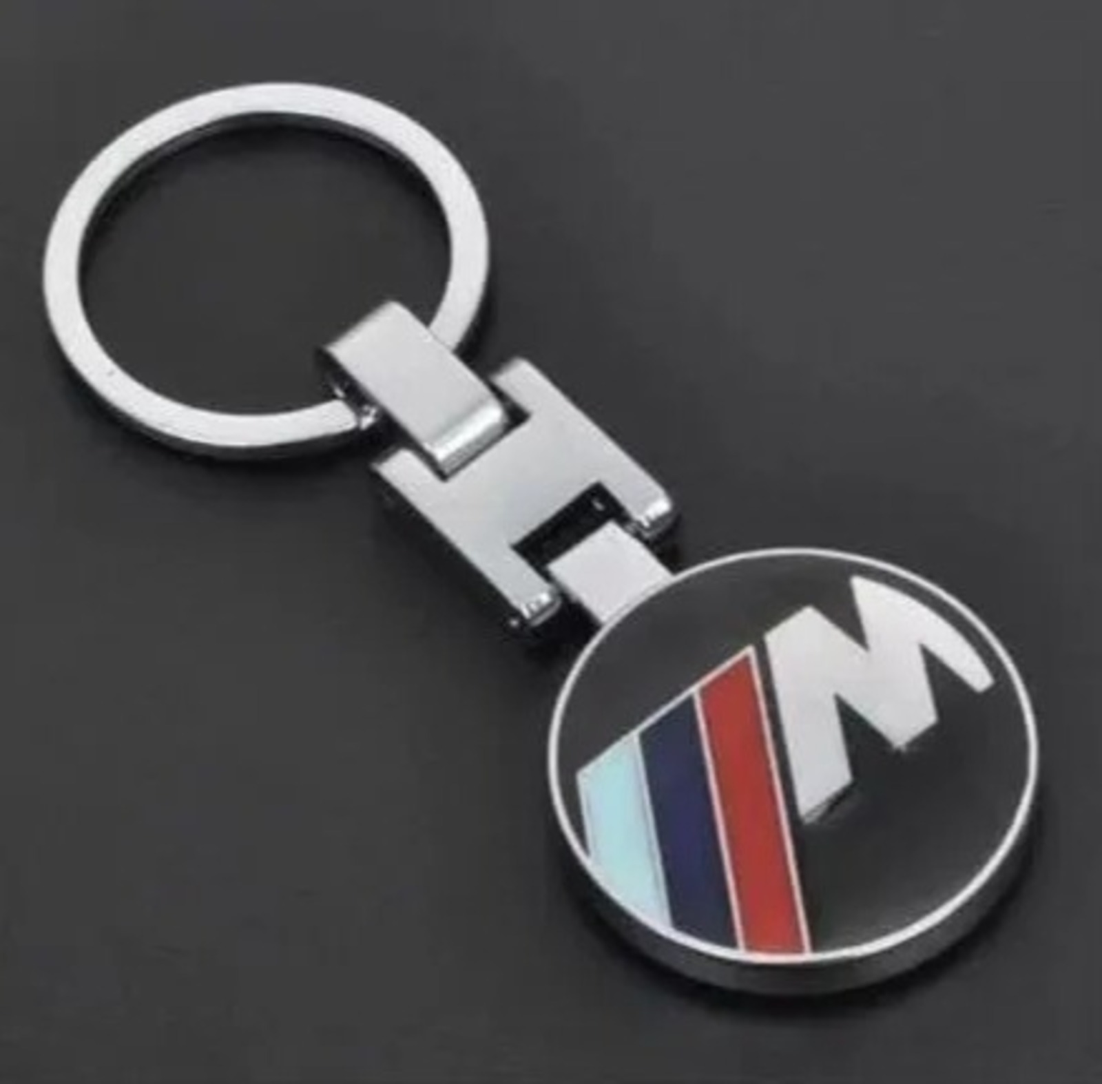 

Брелок на ключи с логотипом автомобиля BMW M, Серебристый, Брелок_AMG