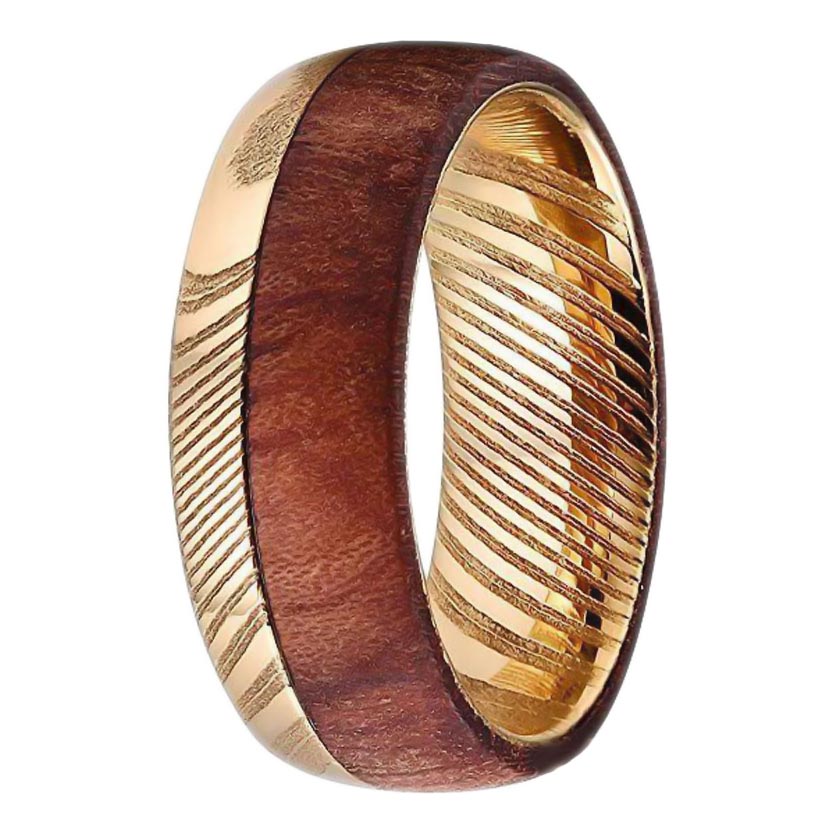 

Кольцо из стали р.  POYA POYA-D-003, дерево, POYA-D-003