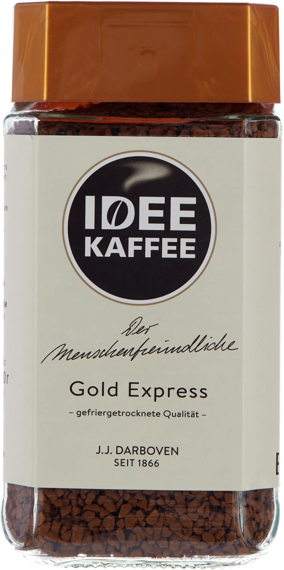 

Кофе растворимый Idee Kaffee Gold Express 0,2 кг, Gold Express