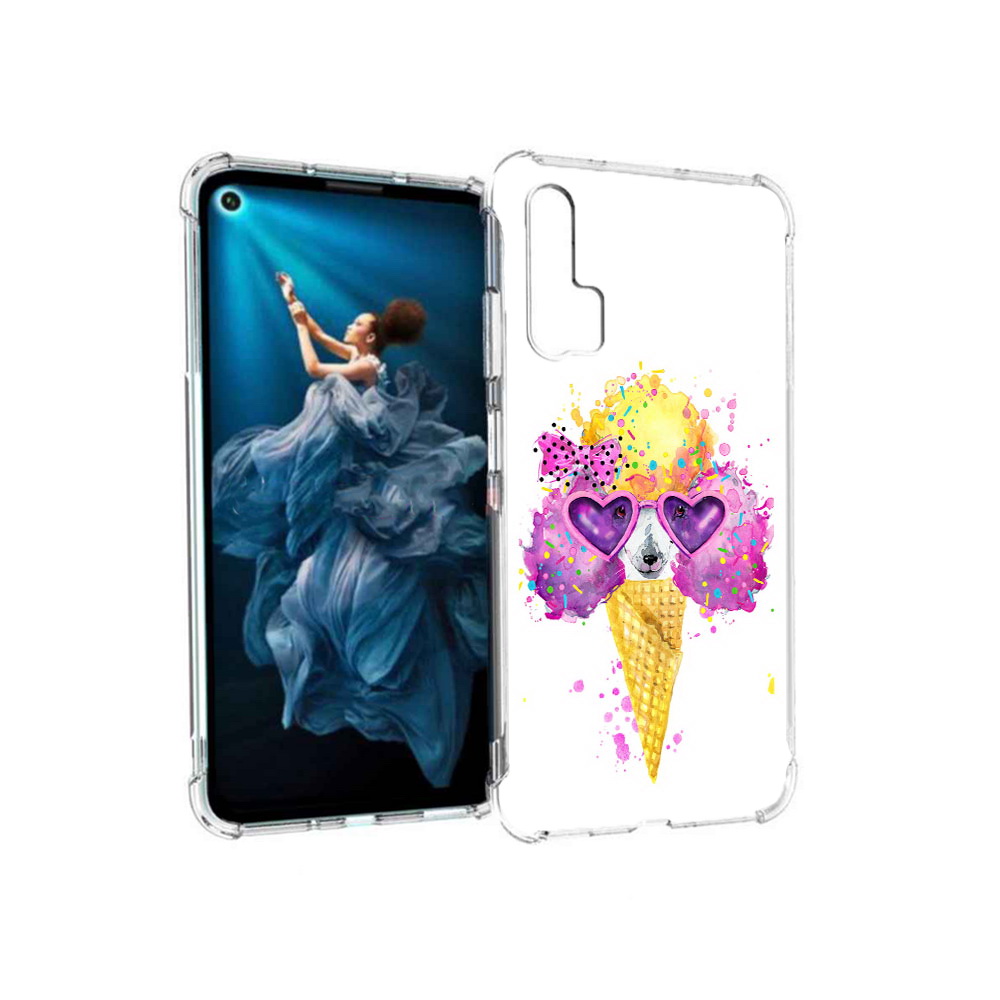 

Чехол MyPads Tocco для Honor 20 Pro Рожок (PT129185.18.146), Прозрачный, Tocco