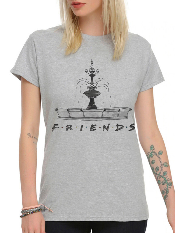 

Футболка женская Dream Shirts Сериал Друзья серая 3XL, Серый, Сериал Друзья