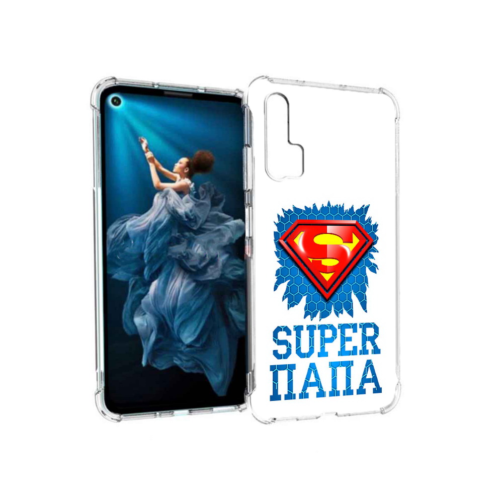 

Чехол MyPads Tocco для Honor 20 Pro Супер Папа (PT129185.18.165), Прозрачный, Tocco