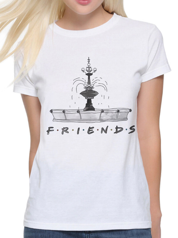 

Футболка женская Dream Shirts Сериал Друзья белая XS, Белый, Сериал Друзья