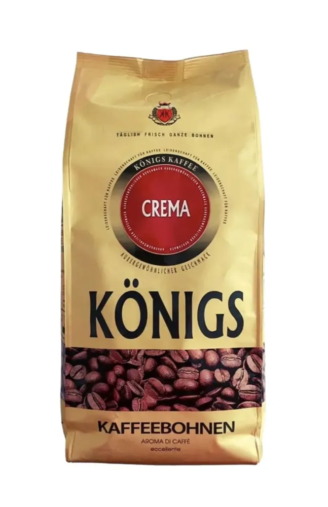 

Кофе в зёрнах Konigs Crema 1 кг, кофе зерновой 1 кр
