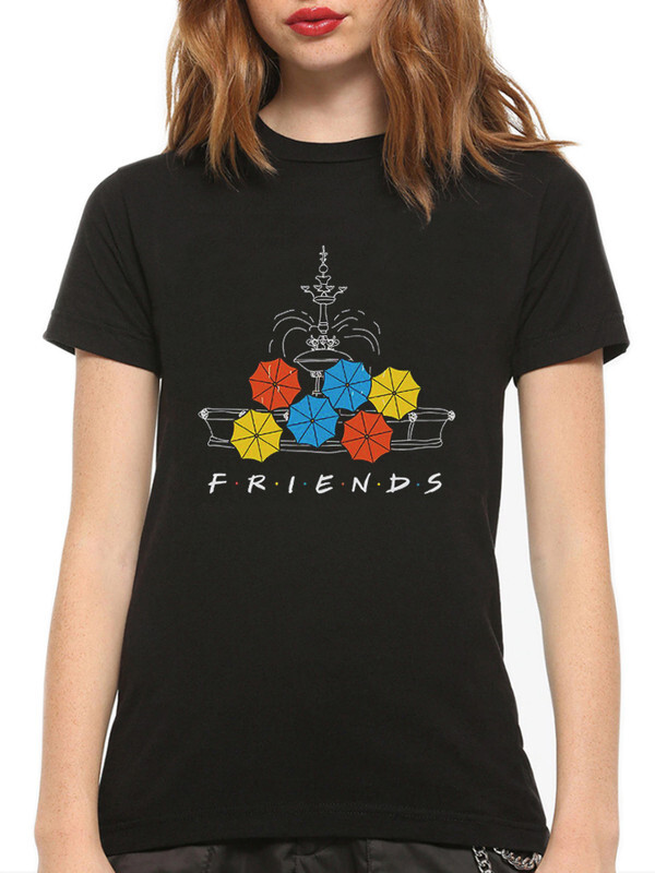 

Футболка женская Dream Shirts Сериал Друзья черная XL, Черный, Сериал Друзья