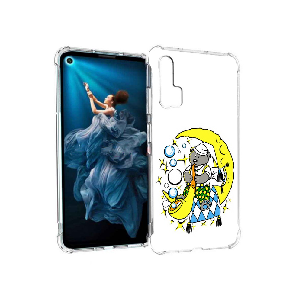 

Чехол MyPads Tocco для Honor 20 Pro Сырная луна (PT129185.18.167), Прозрачный, Tocco
