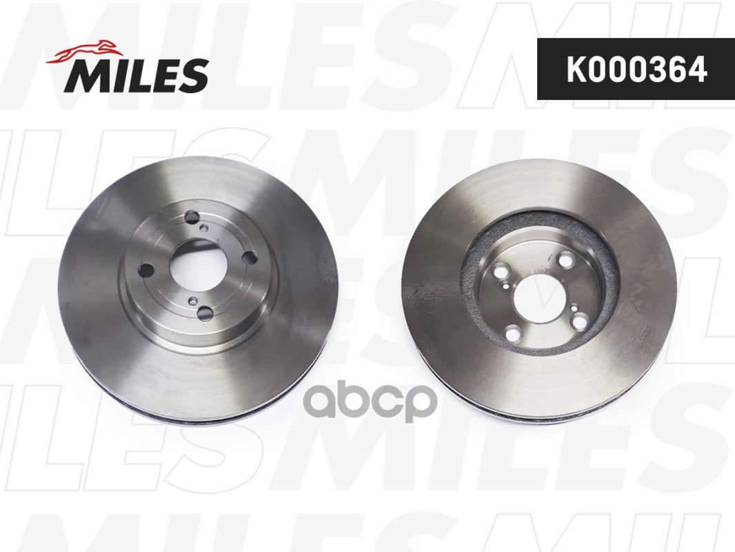 

Диск Тормозной Передний Toyota Corolla (E12) 1.4-2.0 02- K000364 1Шт Miles K000364