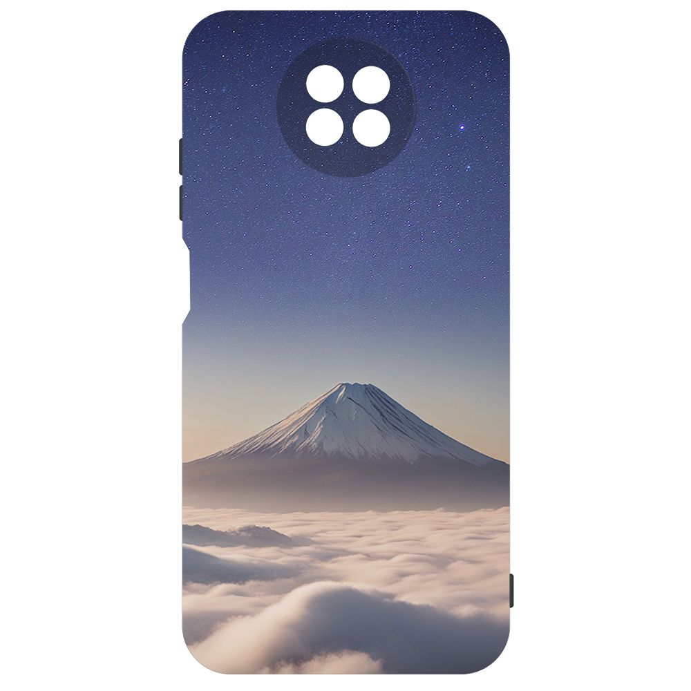 

Чехол-накладка Krutoff Soft Case Япония, Фудзияма для Xiaomi Redmi Note 9T черный