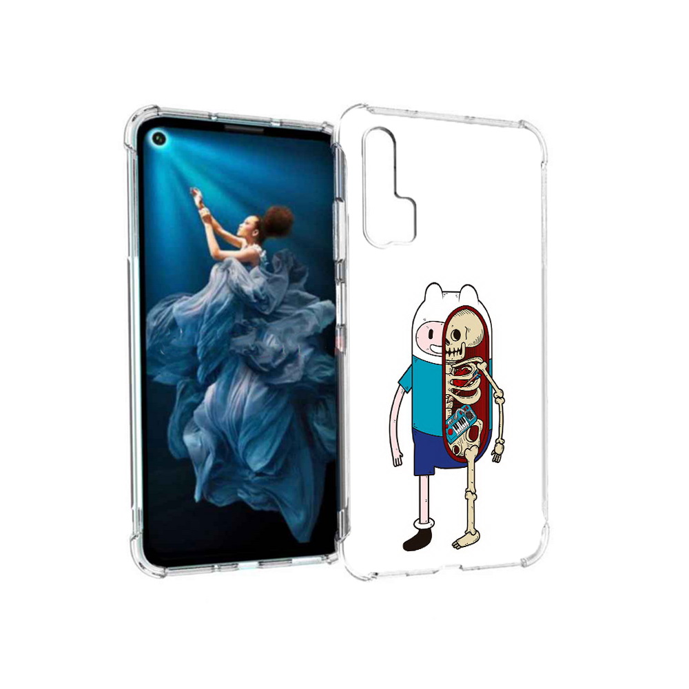 

Чехол MyPads Tocco для Honor 20 Pro Финн скелет (PT129185.18.187), Прозрачный, Tocco