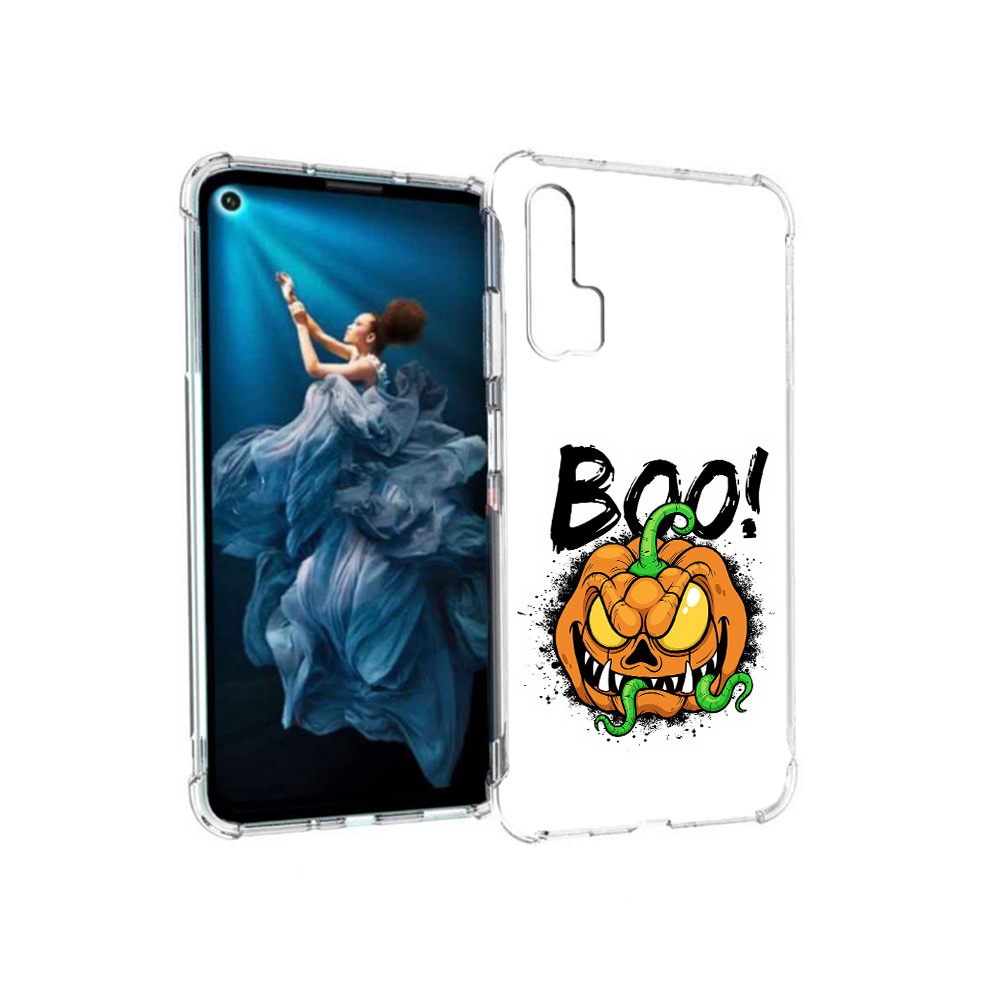 

Чехол MyPads Tocco для Honor 20 Pro Хэллоуин бу (PT129185.18.193), Прозрачный, Tocco