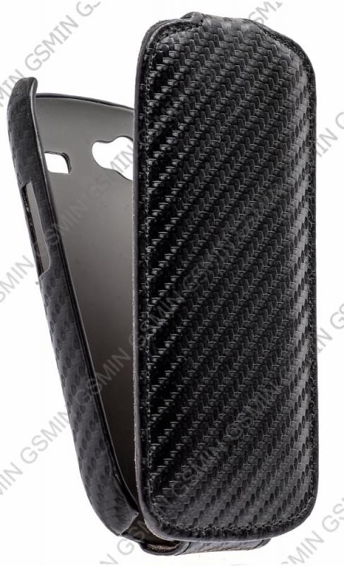 фото Кожаный чехол для samsung nexus s i9020 armor case (carbon black)