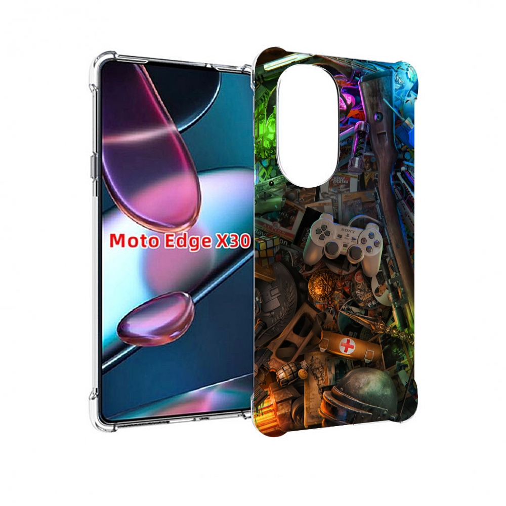 

Чехол MyPads JlaMBcPa6eM для Motorola Moto Edge X30, Прозрачный, Tocco