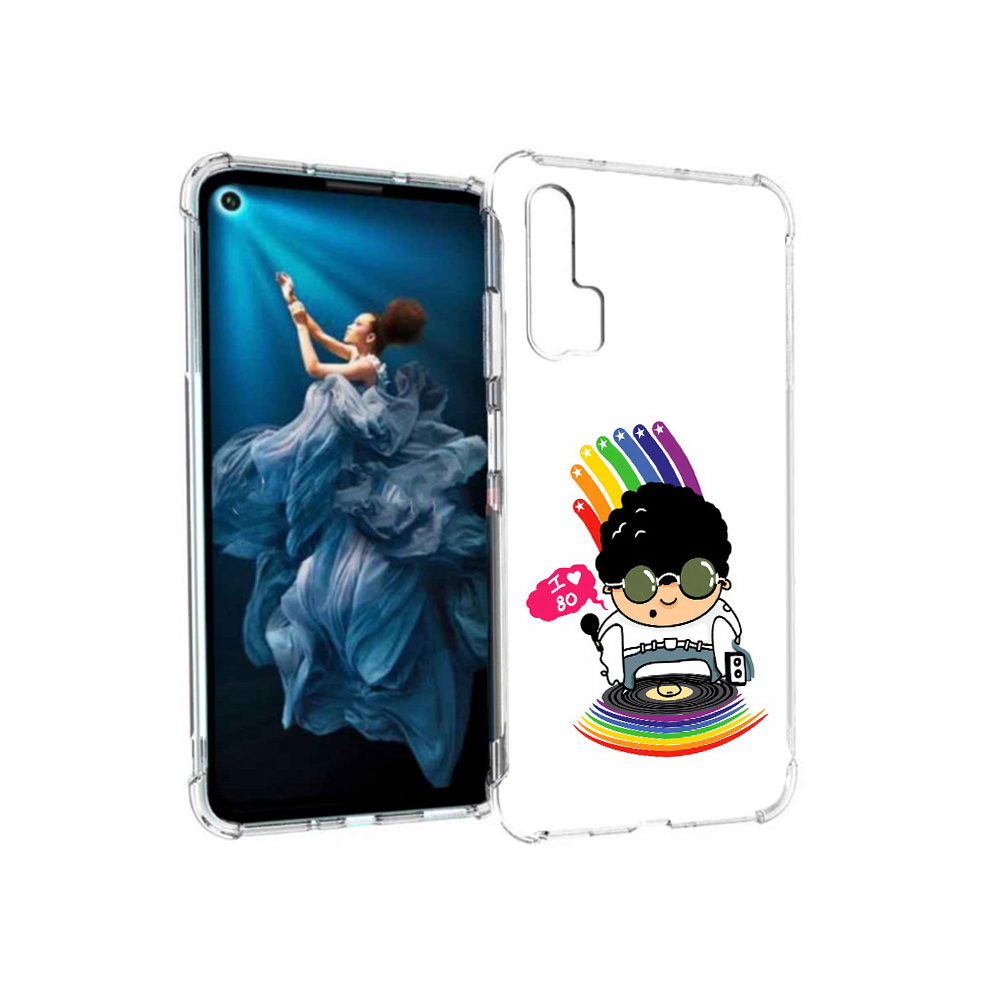 

Чехол MyPads Tocco для Honor 20 Pro Я люблю 80-е (PT129185.18.205), Прозрачный, Tocco