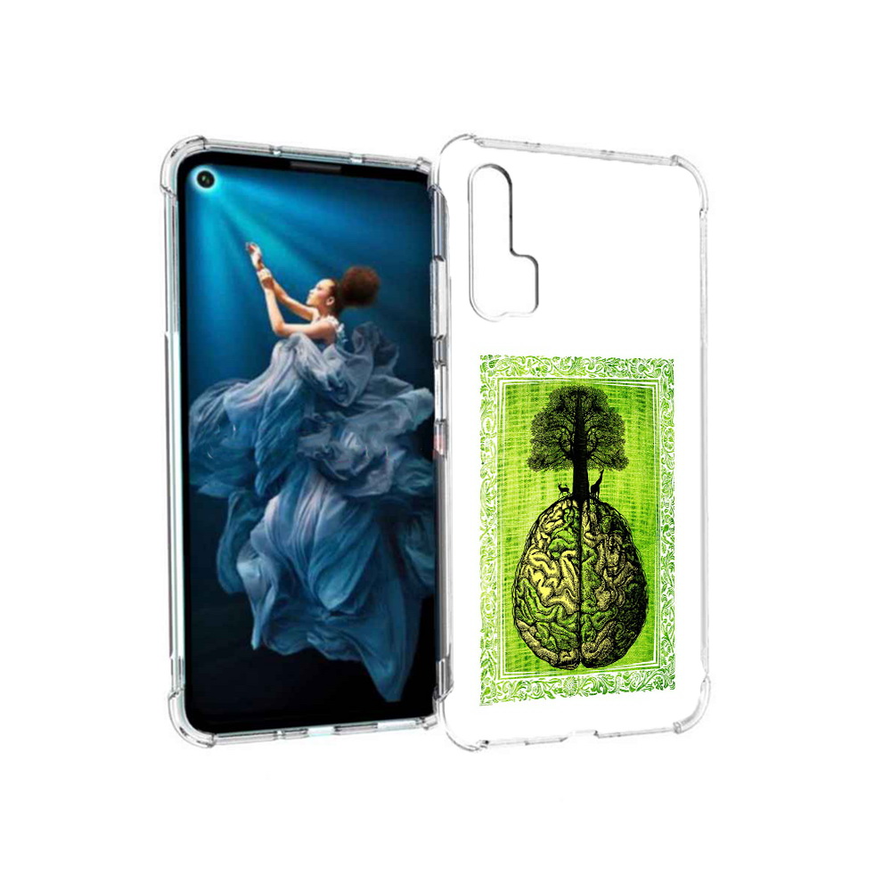 

Чехол MyPads Tocco для Honor 20 Pro абстракция здоровый мозг (PT129185.18.211), Прозрачный, Tocco