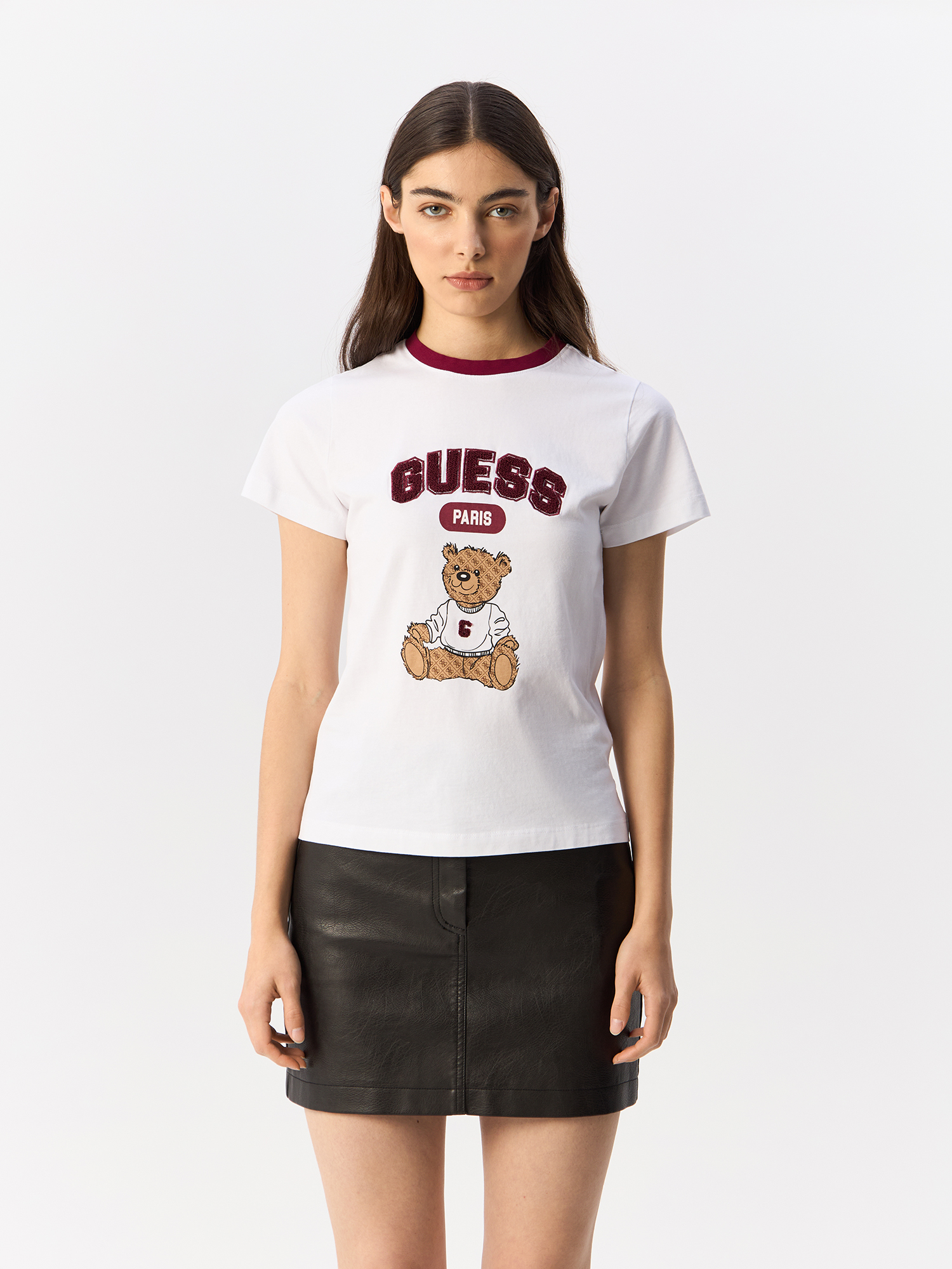 

Футболка женская Guess V4BI10KA260 белая L, Белый, V4BI10KA260