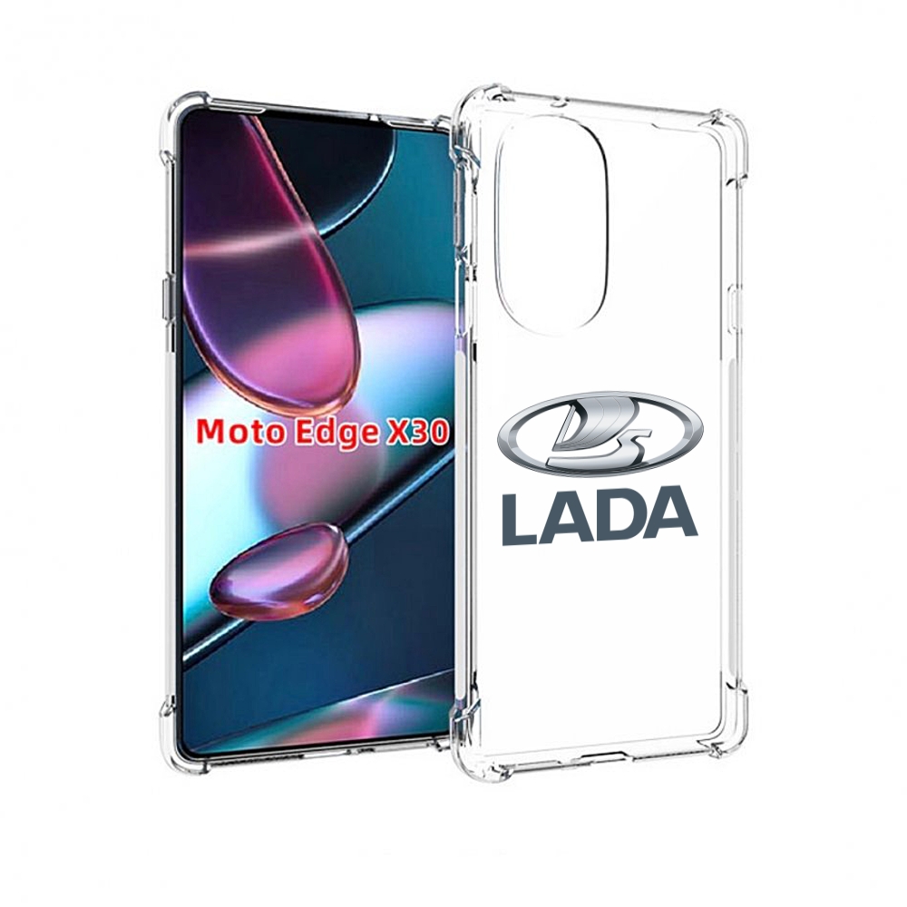 

Чехол MyPads Lada-ваз-4 мужской для Motorola Moto Edge X30, Прозрачный, Tocco