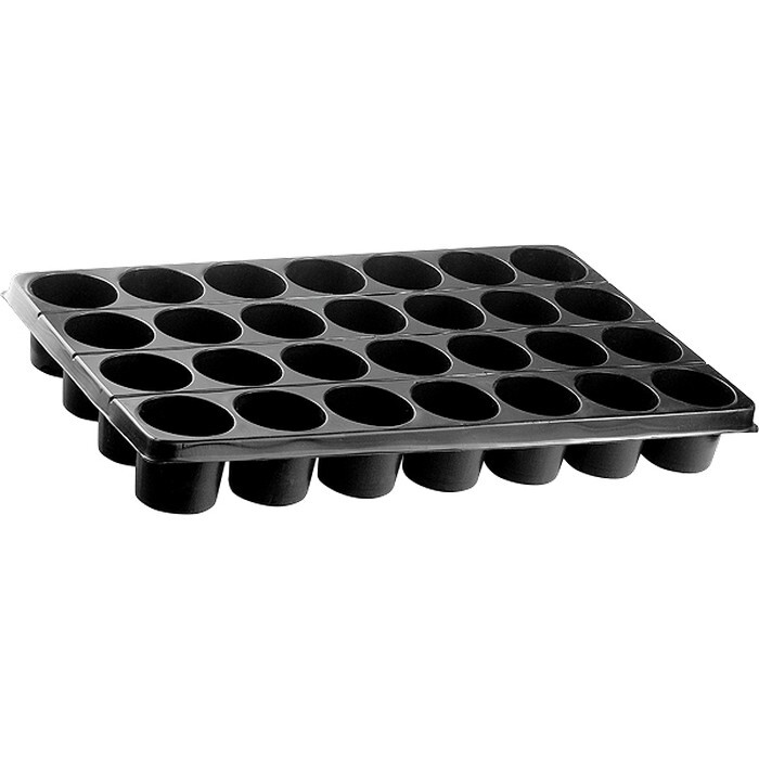 Кассета для рассады RUSSIA 64312, 520х310х60 мм, 28 ячеек, полистирол, 5 шт