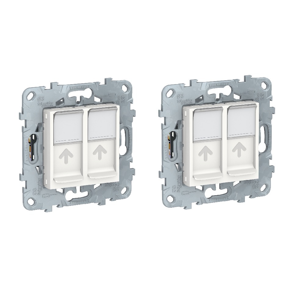 

Компьютерная розетка Systeme Electric NU542418.2, 2шт, Белый