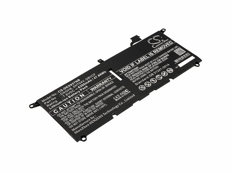 Аккумулятор для ноутбука Dell XPS 13 9370 (0H754V, DXGH8)