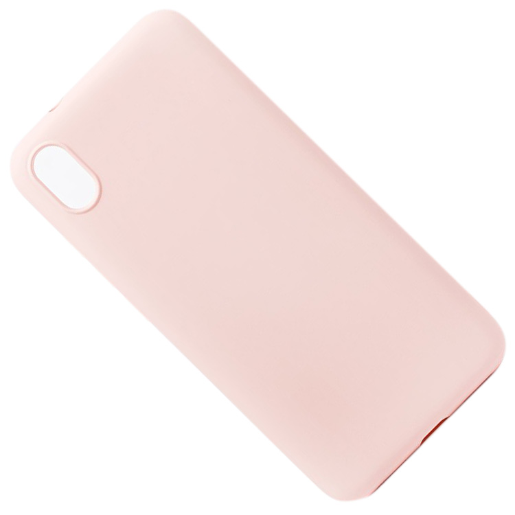 фото Чехол для xiaomi redmi 7a силиконовый soft touch 2 <светло-розовый> promise mobile