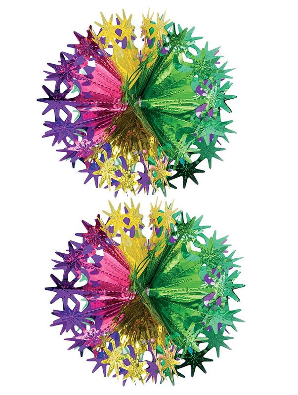 Подвесное украшение Веселая затея Звезды ЕУТ_1501-1524-2шт(11-2) 30 см разноцветный