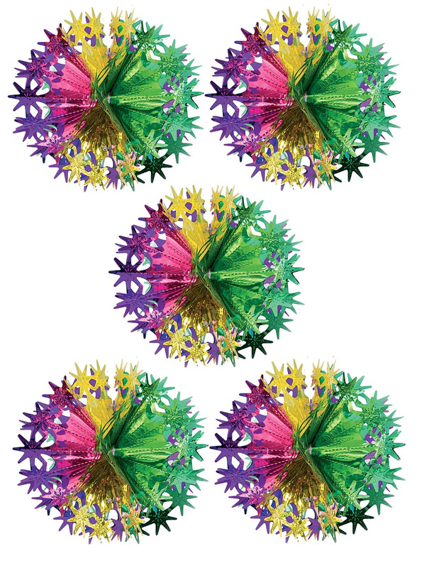 Подвесное украшение Веселая затея Звезды ЕУТ_1501-1524-5шт(11-2) 30 см разноцветный